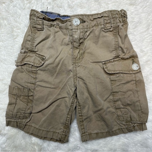 Genuine Kids Cargo Shorts Khaki Tan Size 4T - Picture 1 of 16